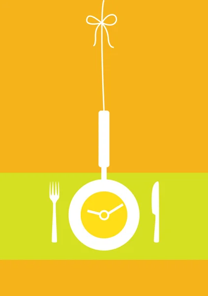 Menu for meal time. — Stock Vector