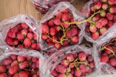 Plastik torba üzüm.