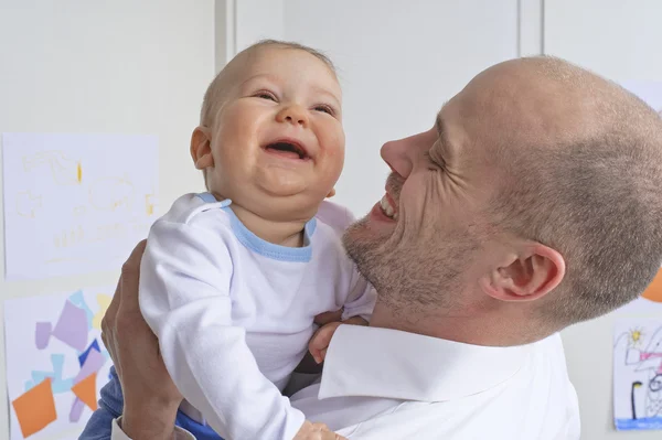 Father and baby son — Stock Photo, Image