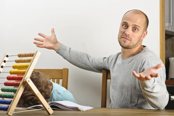 Frustrated father — Stock Photo, Image