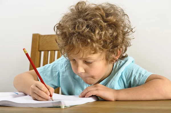 Homework concentration — Stock Photo, Image