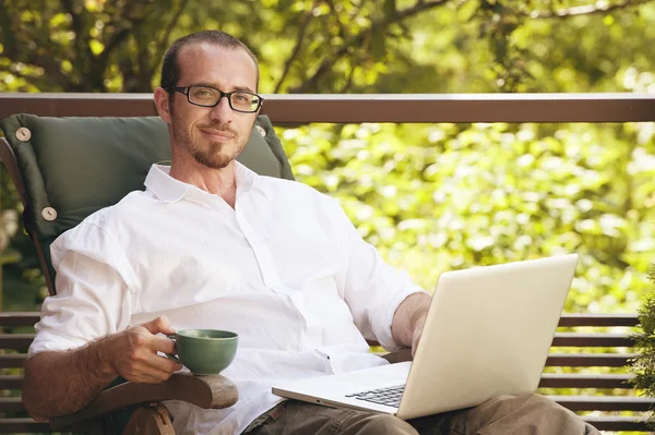 Work away from office — Stock Photo, Image