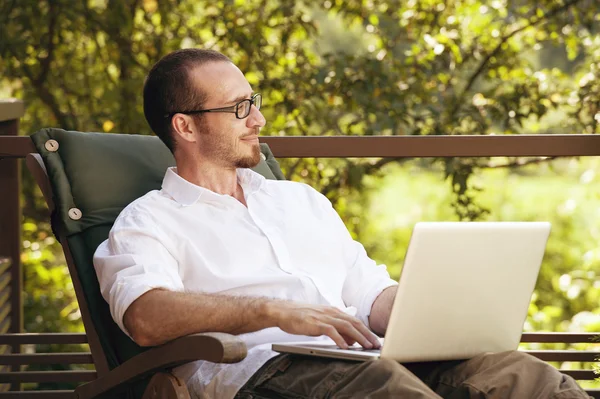 Work away from office — Stock Photo, Image