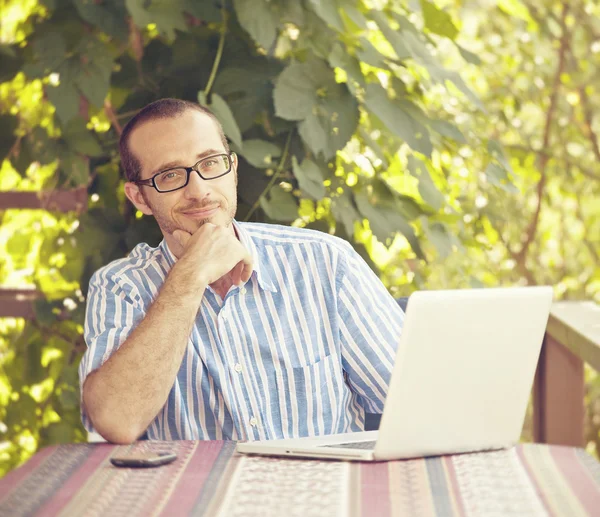 Work away from office — Stock Photo, Image