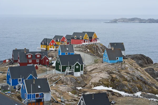 Sisimiut houses Royalty Free Stock Photos