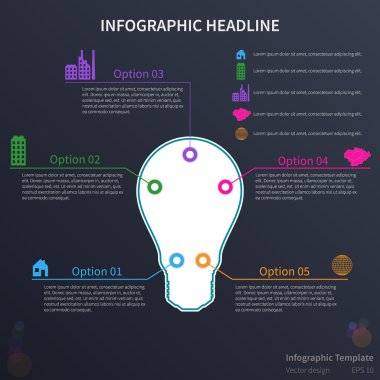 Infographic ampul ile