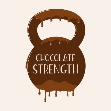 Çikolata kettlebell etiketi