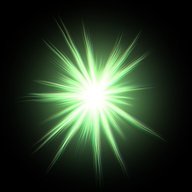 Yeşil parlayan yıldızı