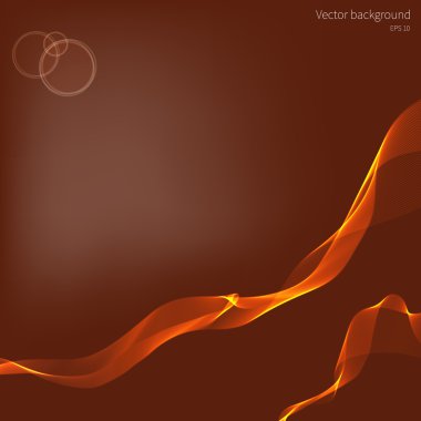 Vektör kahverengimsi turuncu arka plan