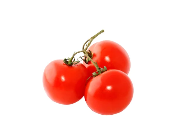 Three red tomatoes — Stock Photo, Image