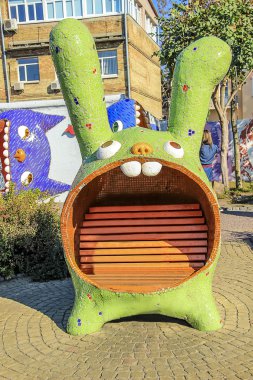 Heykel bunny tezgah heykeltıraş Constantin Skretutsky tarafından