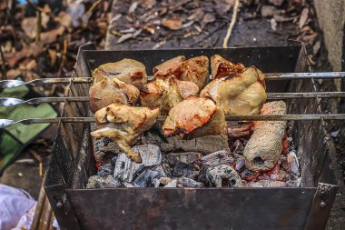 ızgara et parçaları