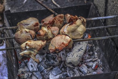 ızgara et parçaları