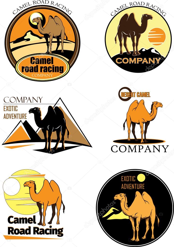Logo camel ride, camel, emblem, tourism, excursion, recreation, trip Stock  Vector Image by ©gjan@ #106042716