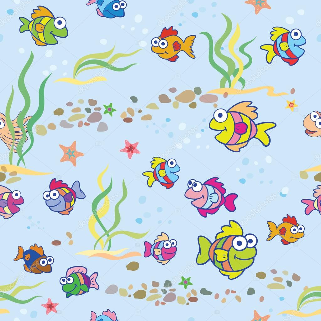 pic Simple Underwater Ocean Drawing https depositphotos com 109277338 stock illustration sea summer fish underwater world html