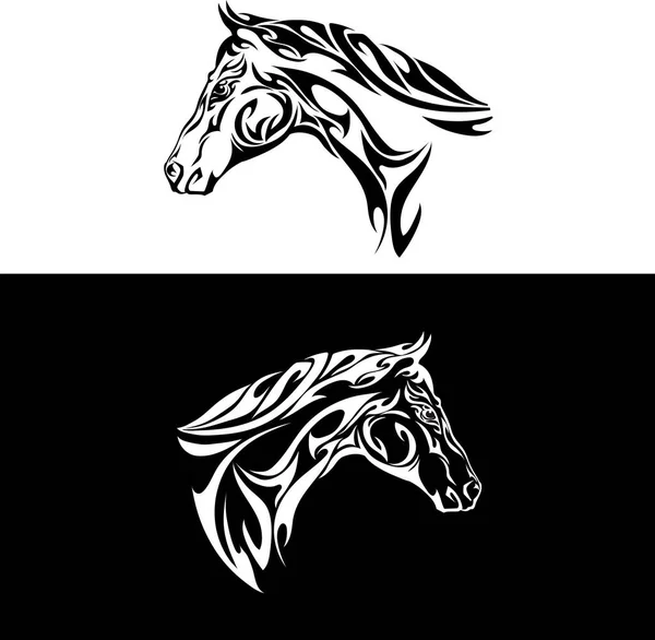 Cabeza Caballo Imagen Imagen Gráfica Para Logotipo Marca Registrada Marca — Vector de stock