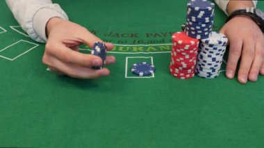 Adamın Poker fişleri
