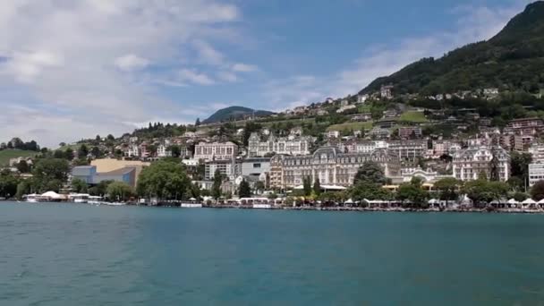 Sea Side View from a Ship — Stock Video