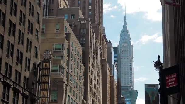 Edificios de Nueva York — Vídeos de Stock