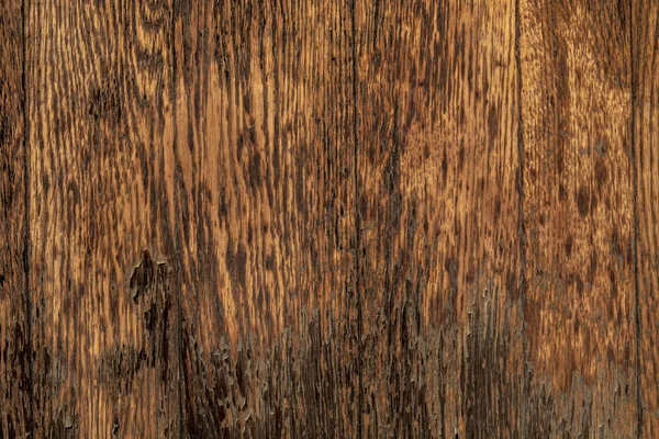 Oude Geschilde Houten Plank Ruwe Oppervlaktestructuur — Stockfoto