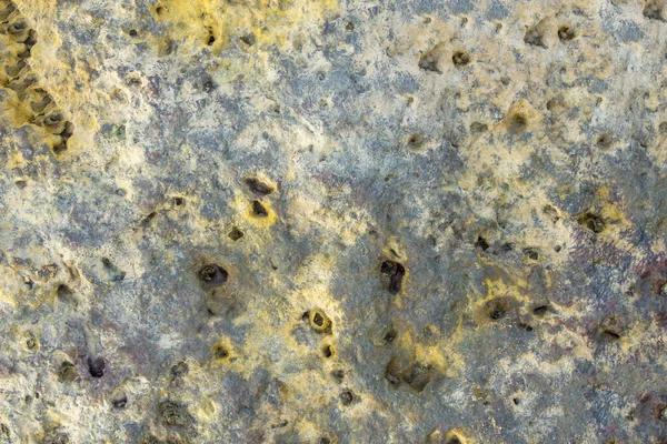 Pierre Volcanique Poreuse Blanche Jaune Gris Bleu Surface Texture Naturelle — Photo