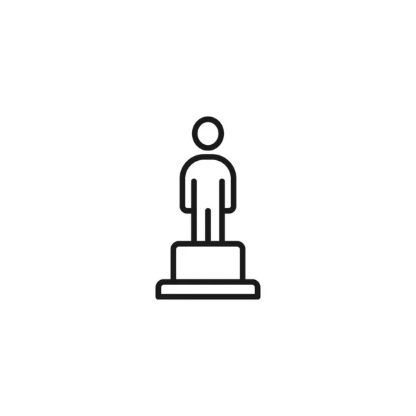 Meslek ve meslek kavramı. Web tasarımı veya mobil uygulama için yüksek kalite tasarım sembolü. Kimliği belirsiz kişinin çizgi simgesi destek 