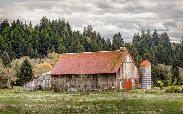 Old ditinggalkan Barn, Gambar Warna — Stok Foto