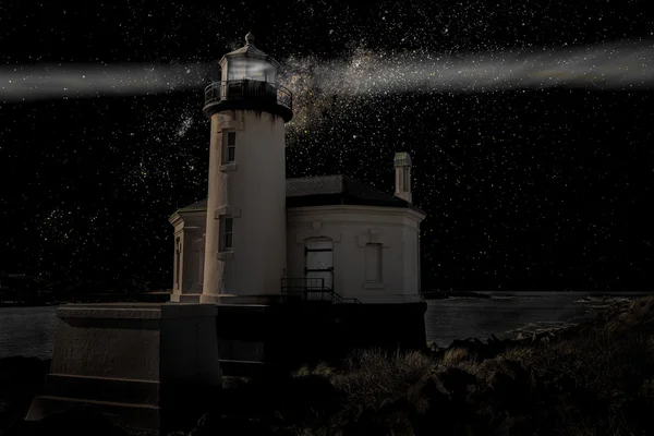 Lighthouse in the Darkness — Stock Photo, Image