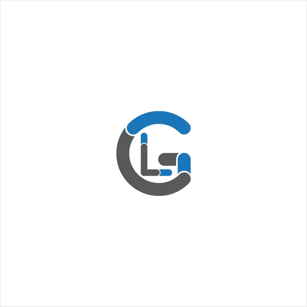 Design Géométrique Abstrait Unique Logo — Image vectorielle