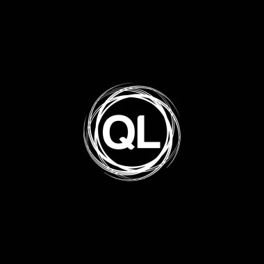 QL Monogram UNIQUE ABSTRACT GEOMETİK logo DESİGN