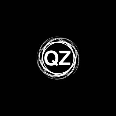 QZ Monogram UNIQUE ABSTRACT GEOMETİK logo DESİGN