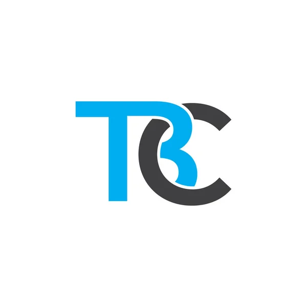 Tbc Monogram Unique Abstract Geometric Logo Design Ign — 图库矢量图片