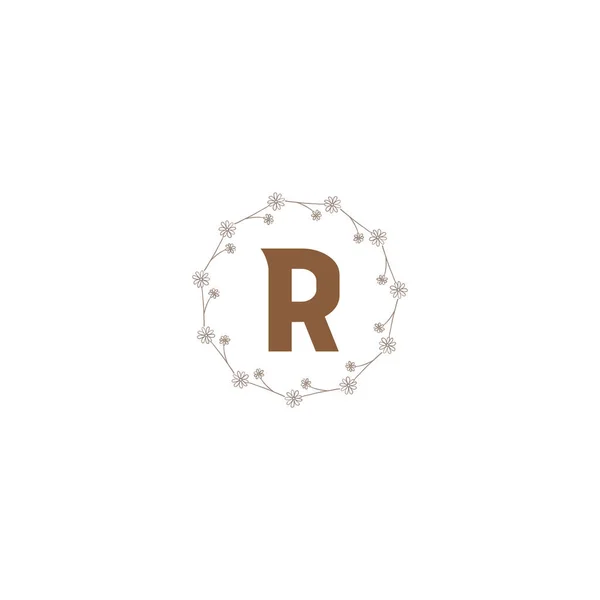 R独特的抽象几何标志设计 — 图库矢量图片