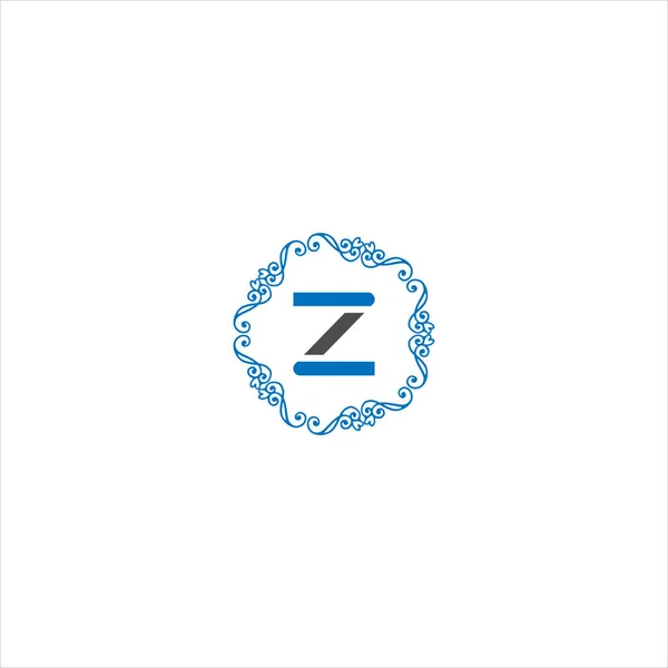 Z Eşsiz soyut geometrik logo tasarımı