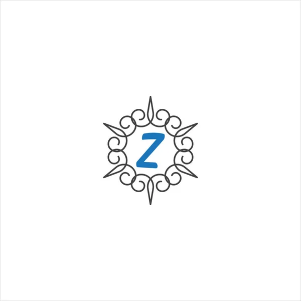 Z独特的抽象几何标志设计 — 图库矢量图片