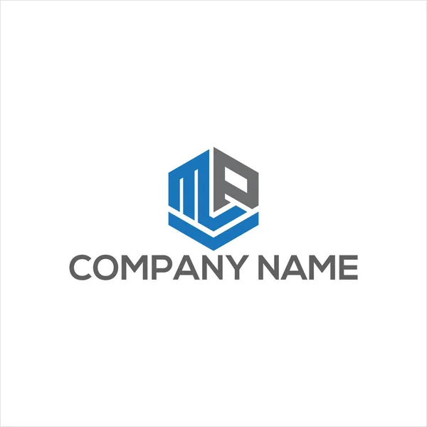 MVP Eşsiz soyut geometrik logo tasarımı