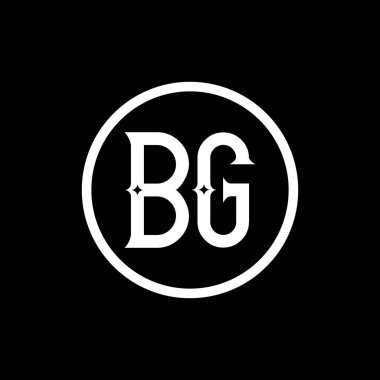BG Eşsiz soyut geometrik logo tasarımı