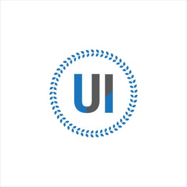 UI Eşsiz soyut geometrik logo tasarımı