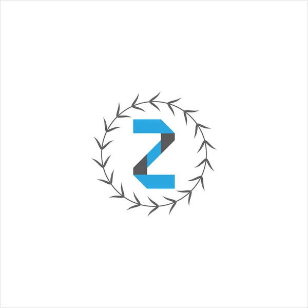 Zユニークな抽象幾何学的ロゴデザイン — ストックベクタ