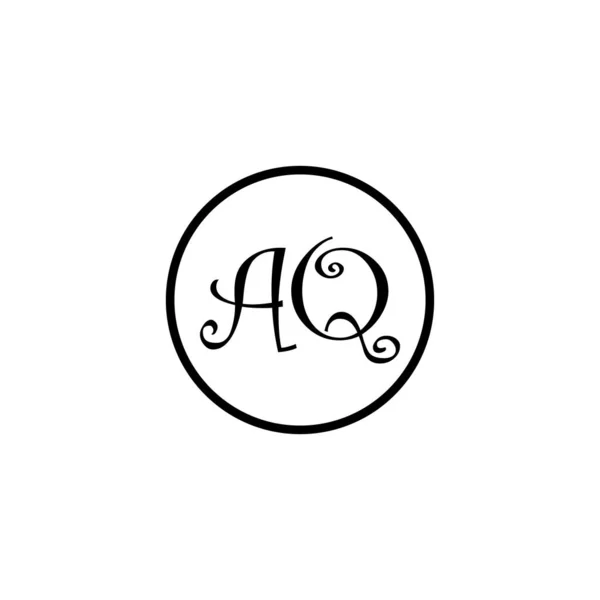 Qユニークな抽象幾何学的ロゴデザイン — ストックベクタ
