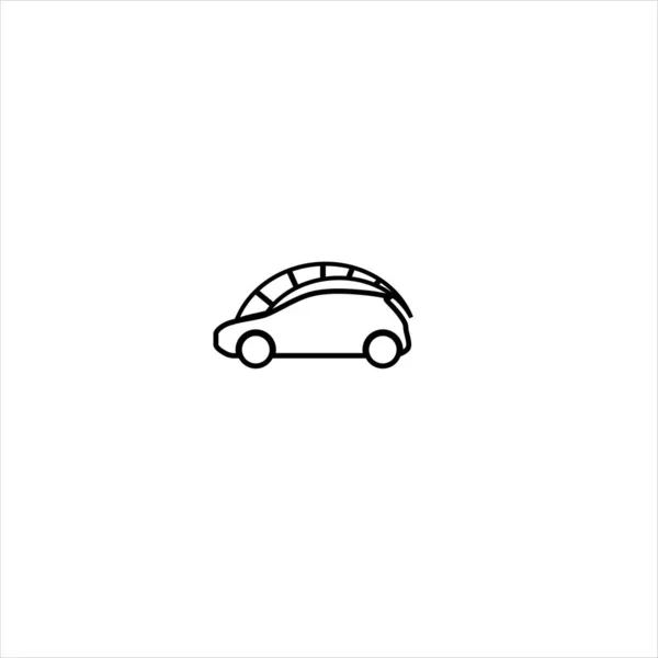 Coche Diseño Logotipo Geométrico Abstracto Único — Vector de stock