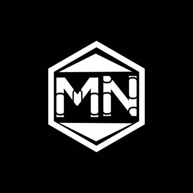 Eşsiz soyut geometrik logo tasarımı