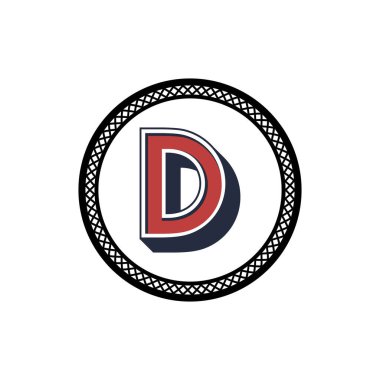 Eşsiz soyut geometrik logo tasarımı
