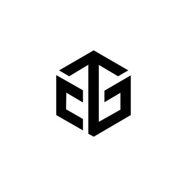 Siyah arkaplanda TCG harf logosu tasarımı. TCG yaratıcı harflerin baş harfleri logo kavramı. TCG harf tasarımı. 