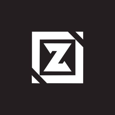 Siyah arka planda ZJ harfi logo tasarımı. ZJ yaratıcı harflerin baş harfleri logo kavramı. ZJ harf tasarımı.. 