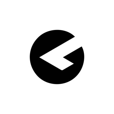 Beyaz arkaplanda GL harf logosu tasarımı. GL yaratıcı harfler logosu konsepti. GL harf tasarımı. 