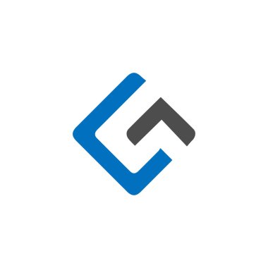 Siyah arka planda GL harf logosu tasarımı. GL yaratıcı harfler logosu konsepti. GL harf tasarımı. 