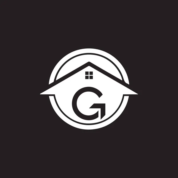 Дизайн Логотипу Літери Чорному Фоні Творчі Ініціали Літери Концепції Логотипу — стоковий вектор