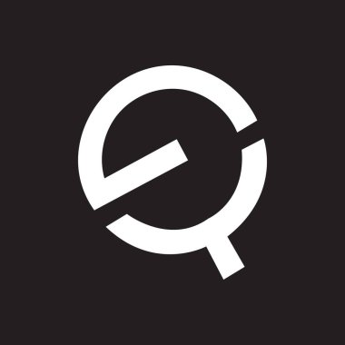 Siyah arkaplan üzerine YQG harf logosu tasarımı. LYQG yaratıcı harflerin baş harfleri logo kavramı. YQG harf tasarımı.. 