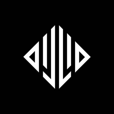 Siyah arka planda JL harf logosu tasarımı. JL yaratıcı harf logosu konsepti. JL harf tasarımı. 